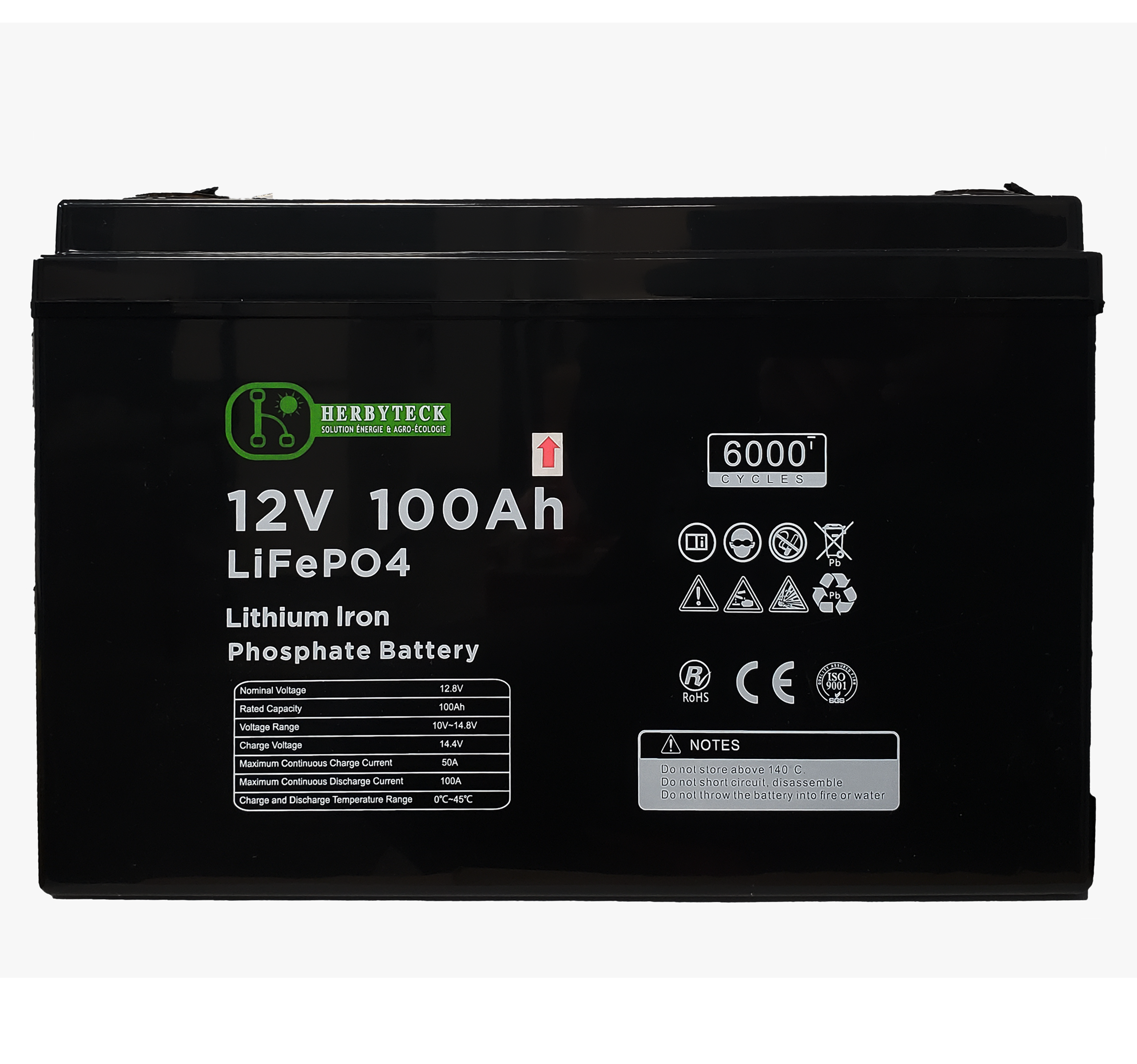 Solution de batterie à cycle profond LiFePO4 24 V 100 Ah